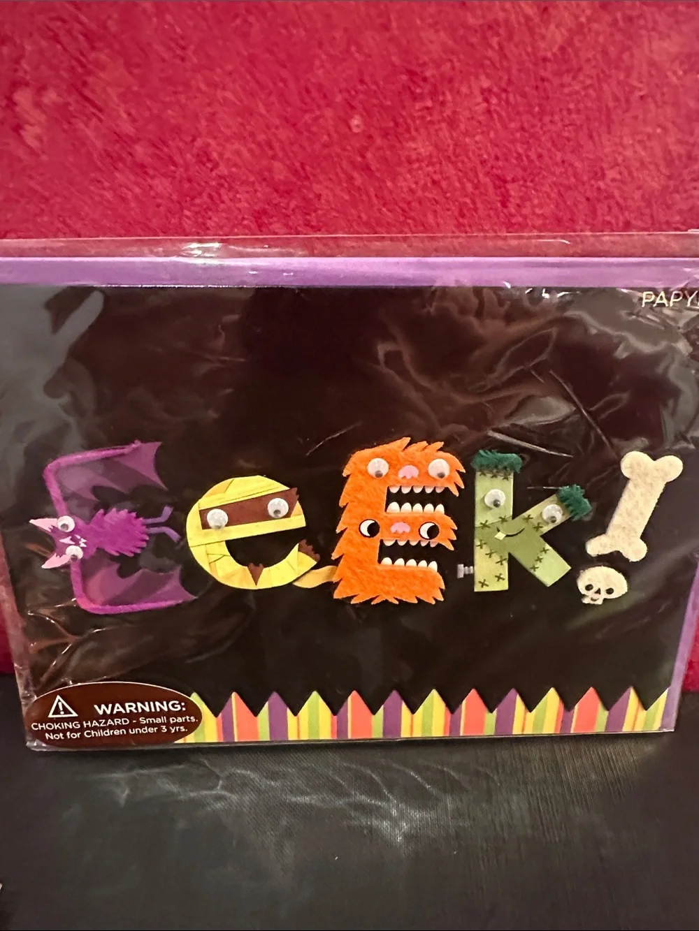 PAPYRUS Halloween Party Decorations cards set– Orange and Black